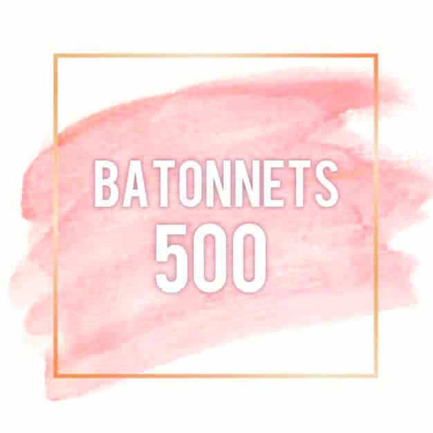 500 batons Barbe à papa