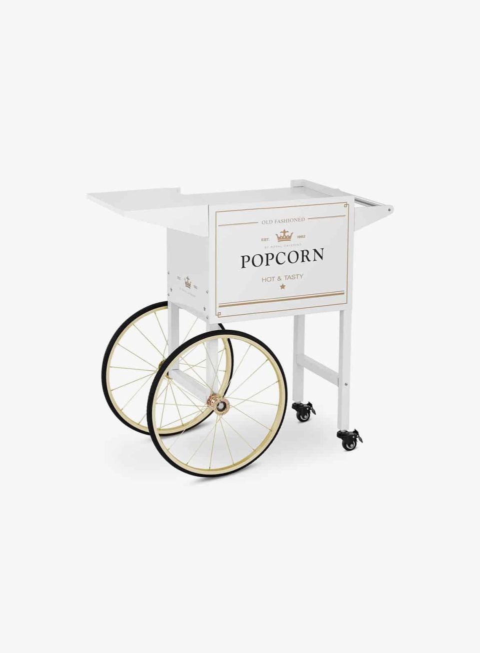 Machine à popcorn à louer - modèle noir chariot